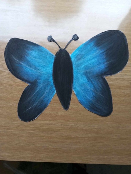 Motýl ve výtvarné výchově